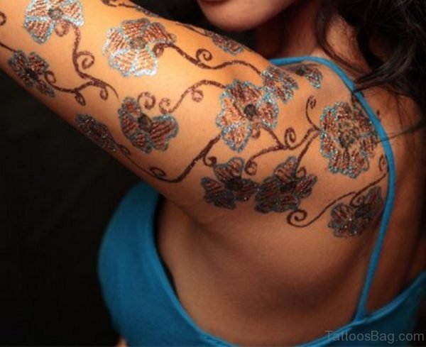 Sparkling Henna Tattoo