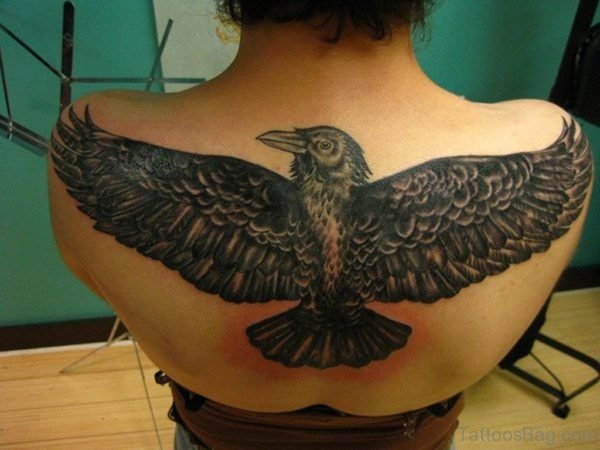 Stunning Crow Tattoo