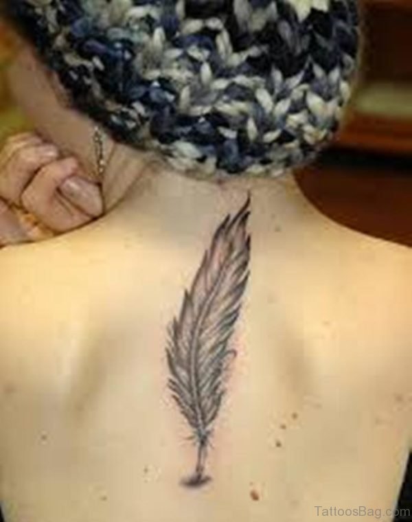 Stunning Feather Tattoo Design