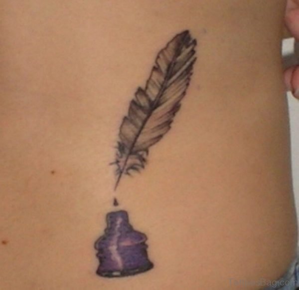 Stunning Feather Tattoo