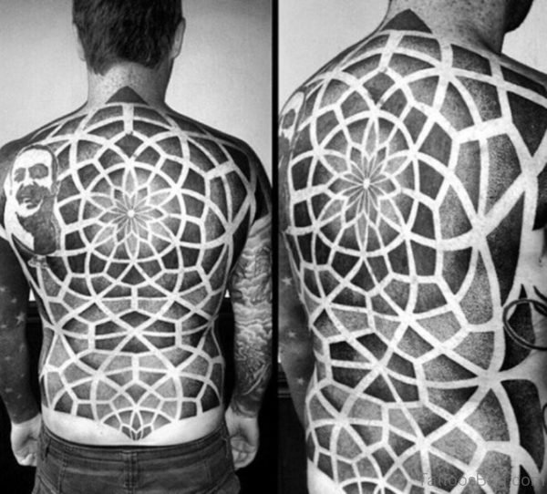 Stunning Geometric Tattoo On Full Back