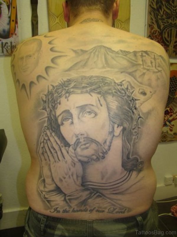 Stunning  Jesus Tattoo
