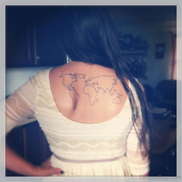 Stunning Map Tattoo