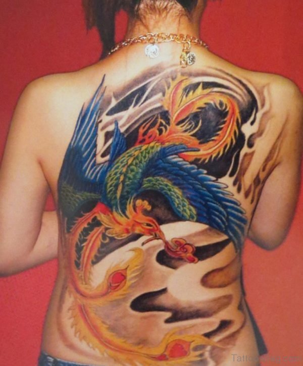 Stunning Phoenix Tattoo Design 