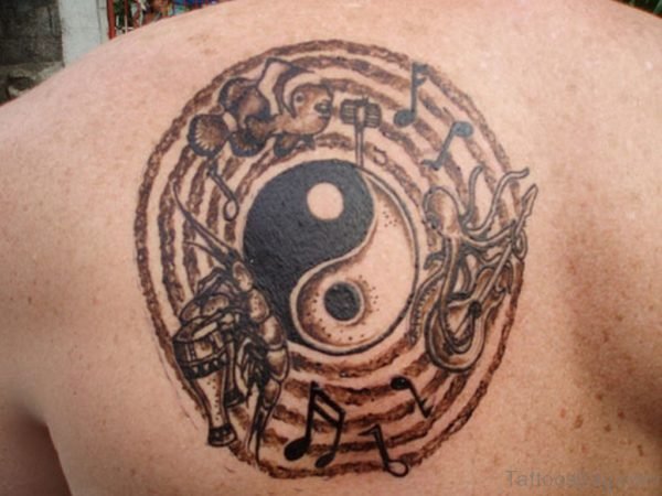 Stunning Yin Yang Tattoo Design