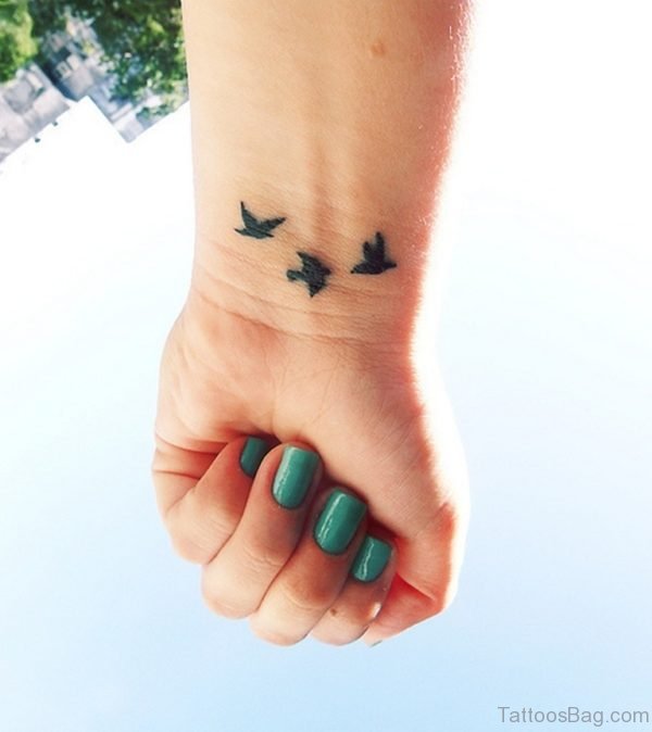 Stylish Birds Tattoo