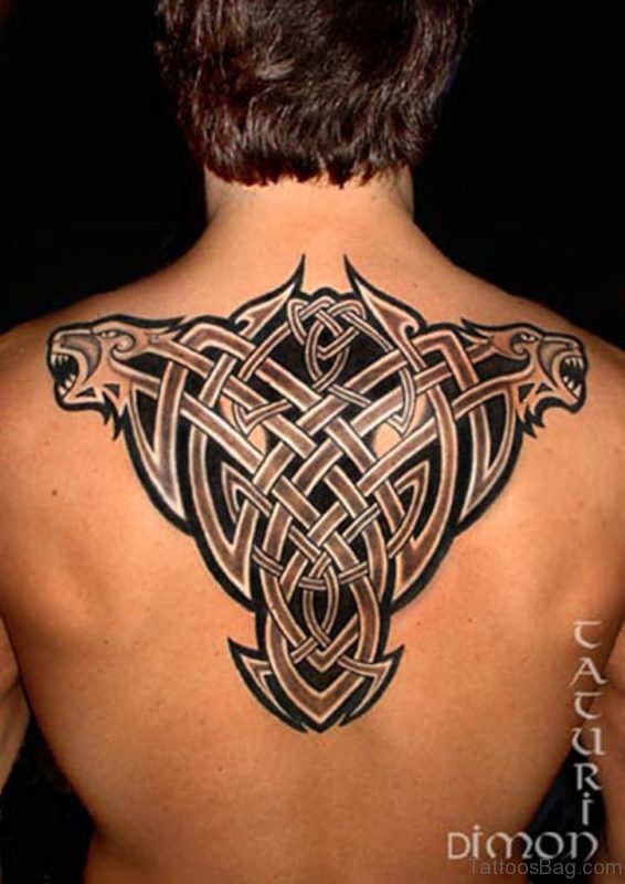 Stylish Celtic Cross Tatto