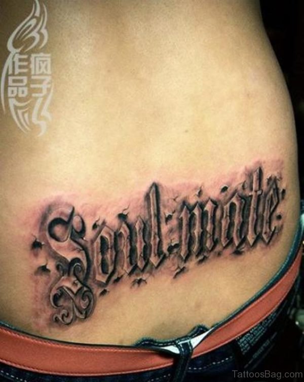 Stylish Lettering Tattoo Design