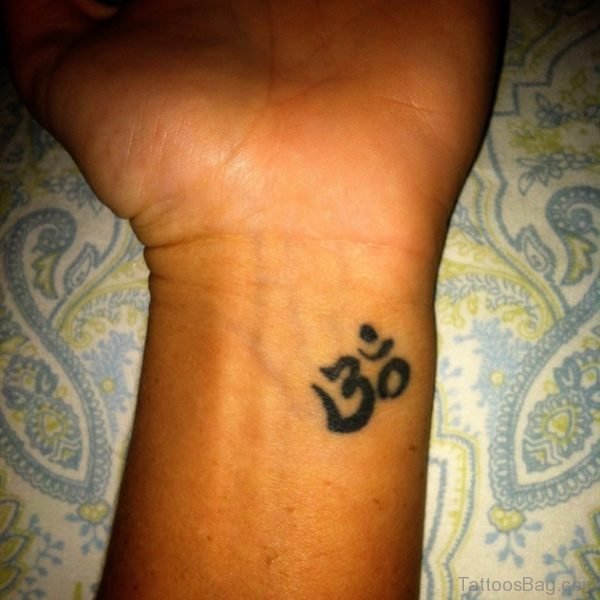 Stylish Om Tattoo