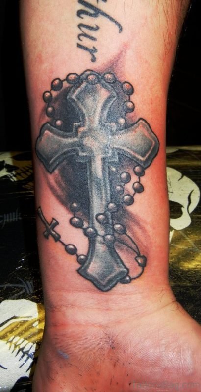  Rosary Tattoo Design 