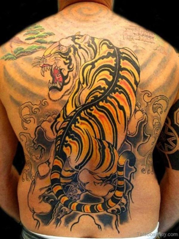 Stylish Tiger Tattoo