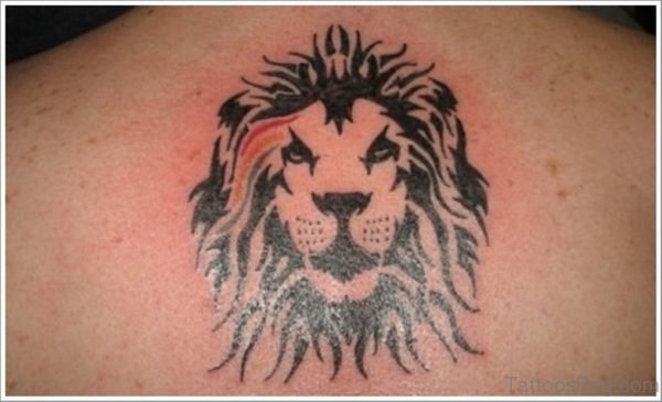 Stylish Tribal Lion Tattoo