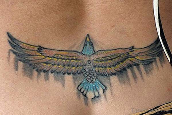 Eagle Tattoo On Lower Back