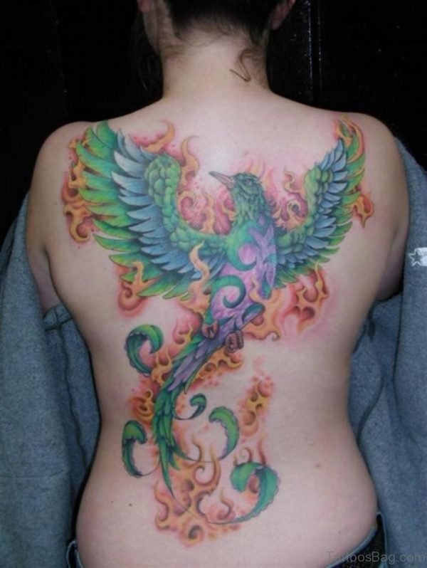 Stylish Phoenix Tattoo