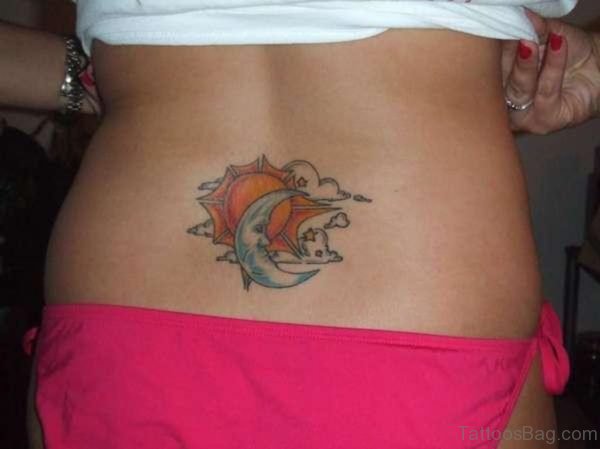 Sun And Moon Lower Back 
