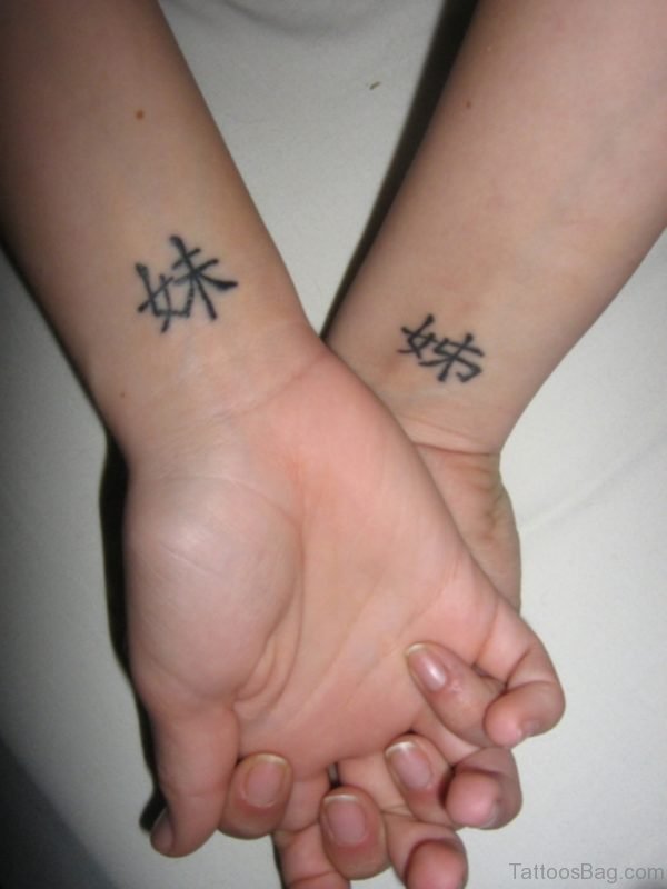 Symbol Tattoo On Wrist