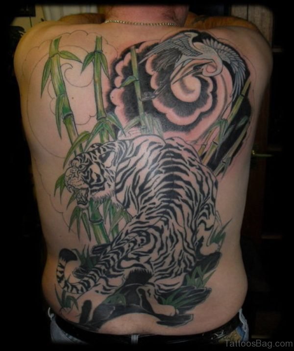 Tiger Tattoo On Back