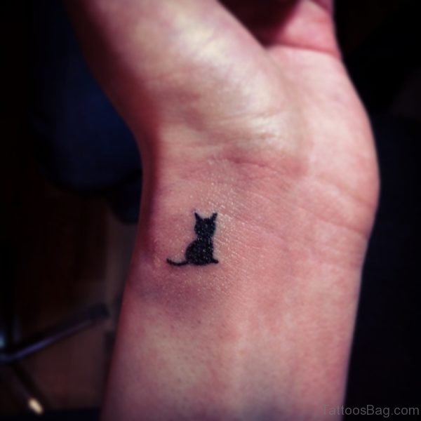 Tiny  Cat Tattoo 