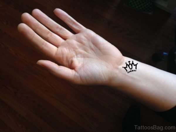 Tiny Crown Tattoo