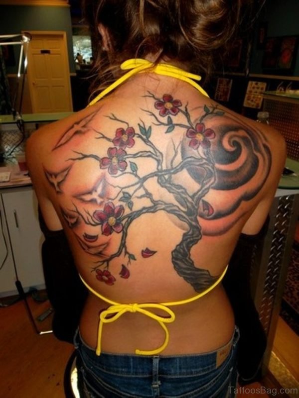Tree Tattoo On Back