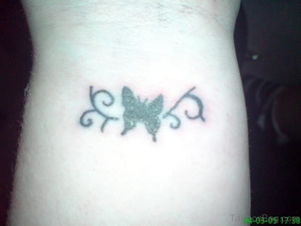 Tribal Butterfly Tattoo Design