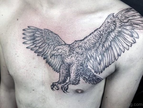 Tribal Eagle Tattoo For Men