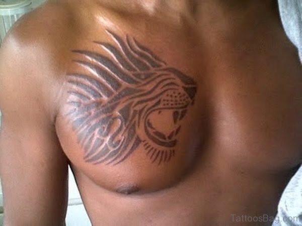 Tribal Lion Tattoo