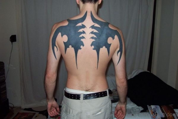 Tribal Wings Tattoo