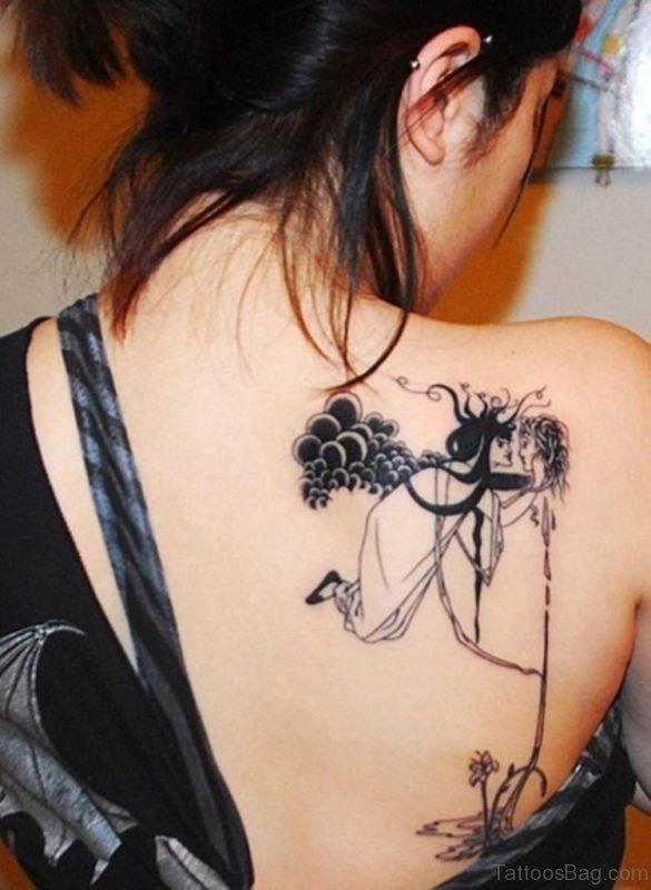 Unique Back Tattoo