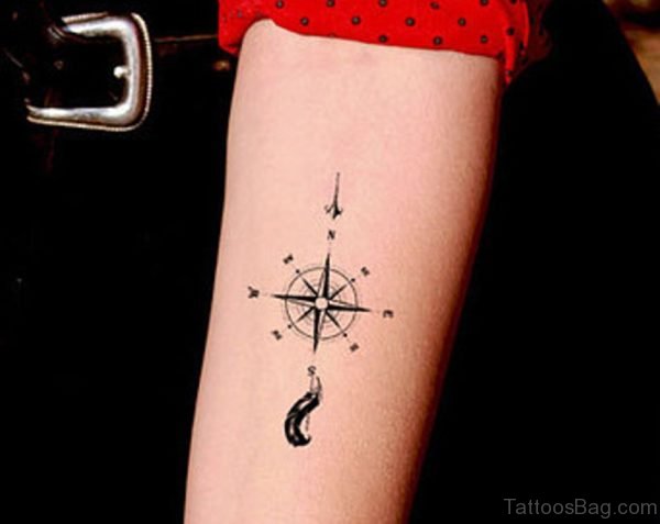 Unique Compass Tattoo