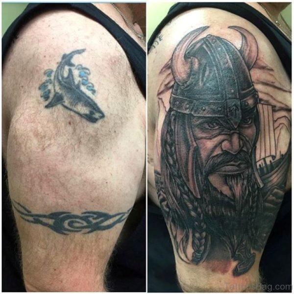 Viking Shoulder Tattoo