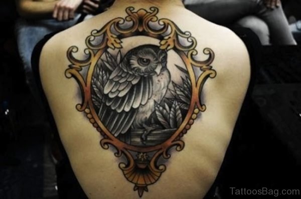 Vintage Owl Tattoo