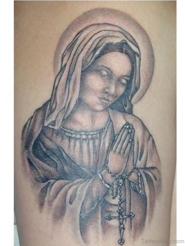 Virgin Mary Tattoo Design