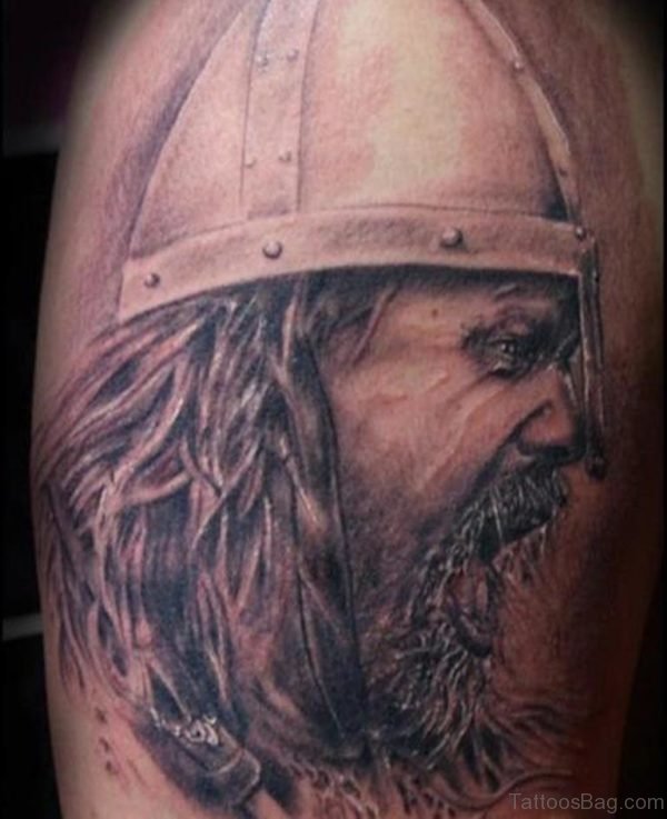 Warrior Viking Tattoo Design