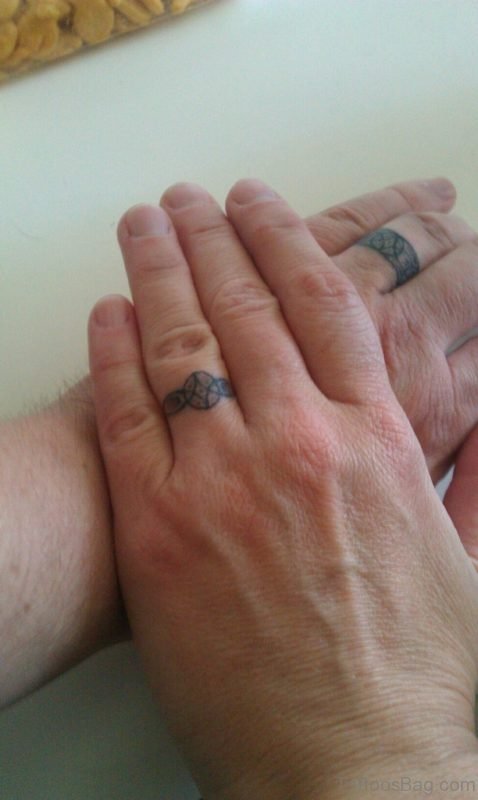 Wedding Ring finger Tattoo