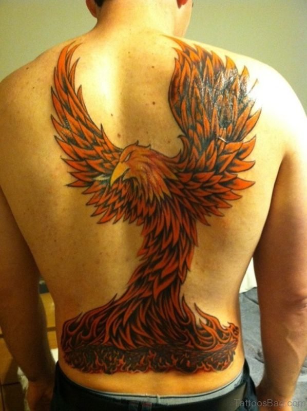 Winged Phoenix Tattoo