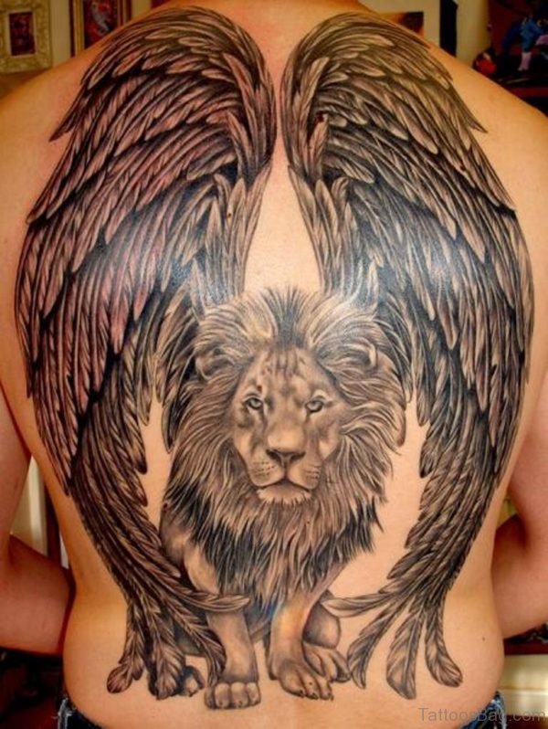 Wings Lion Tattoo