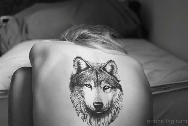 Wolf Tattoo On Back