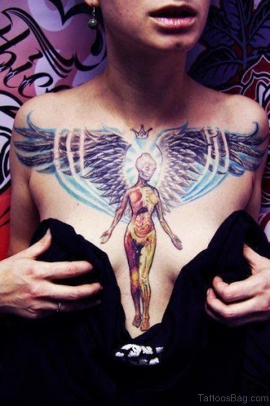 Wonderful Angel Tattoo Design