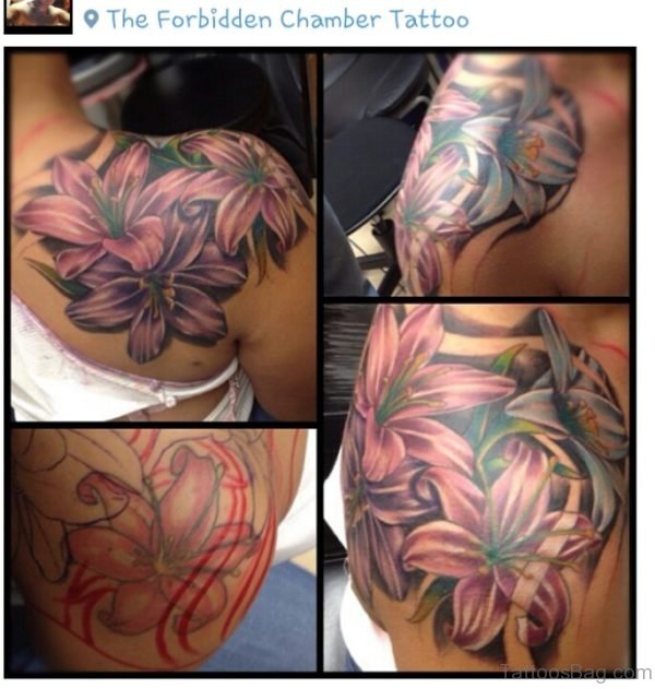 Wonderful Flower Tattoo Design