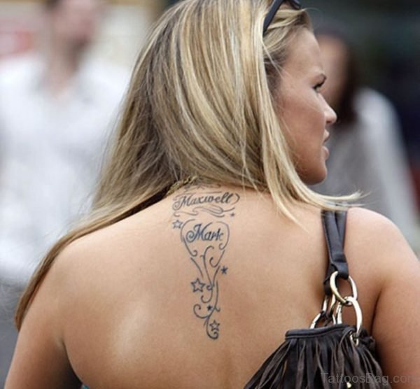 Wonderful Neck Tattoo For Women