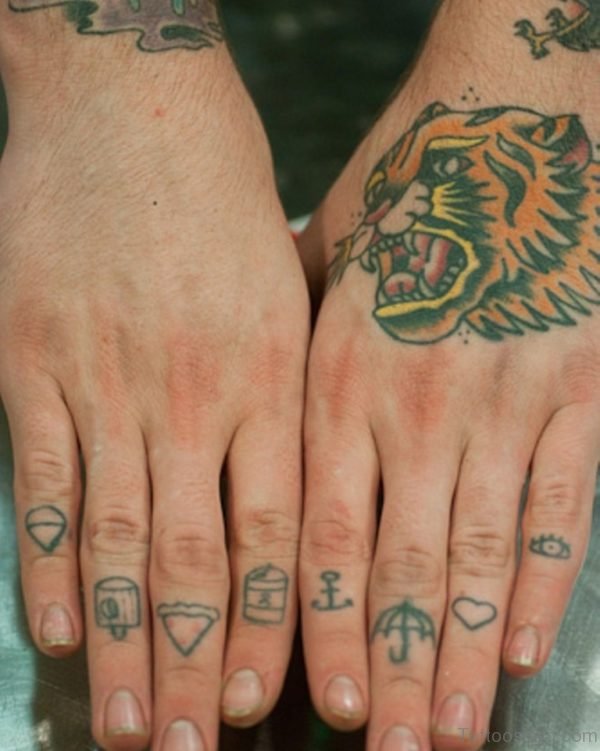 knuckle Tattoo Design