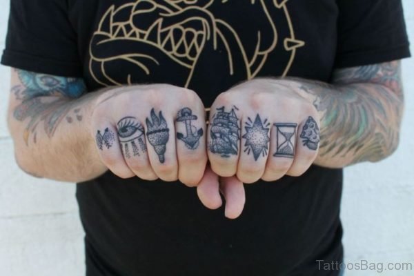 Wonderful knuckle Tattoo