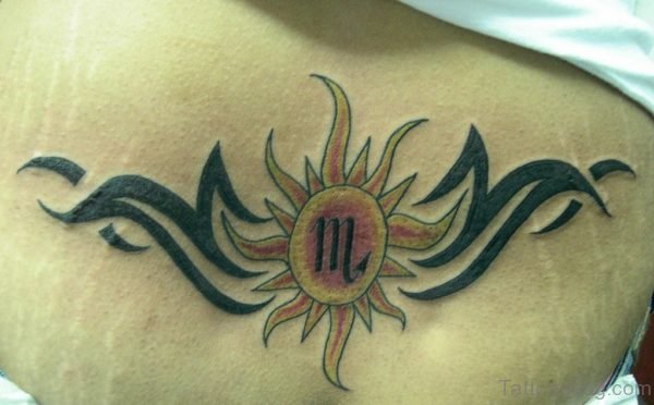 Yellow Sun Tattoo