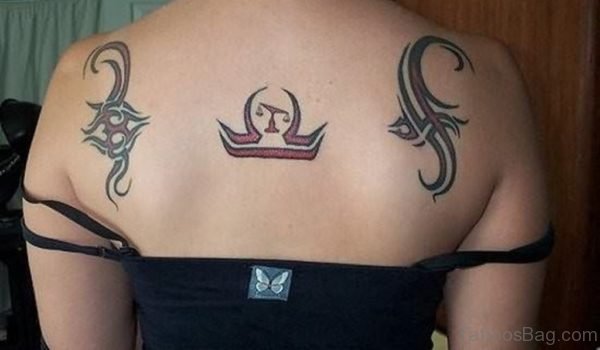 Zodiac Shoulder Back Tattoo-zst1124