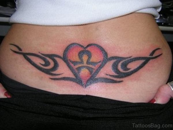 Zodiac Tattoo on  Lower Back
