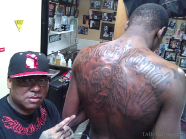 Kevin Durant Back Tattoo