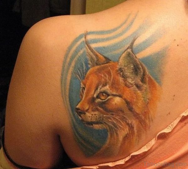 Realistic Wild Cat Tattoo