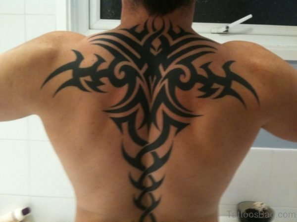 Tribal Cross Tattoo Design 