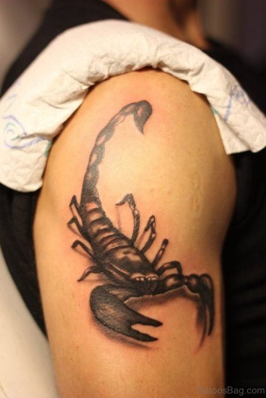 3D Scorpion Tattoo